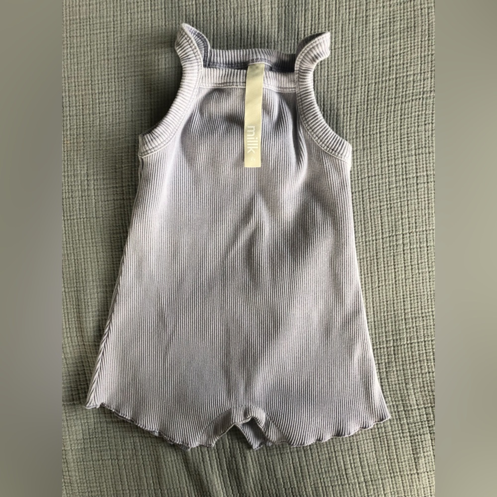 Millk Ribbed Weekly Onesie in Lavender